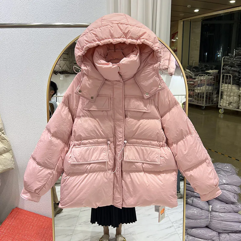 

Пуховик женский с капюшоном, на осень/зиму, 5 цветов