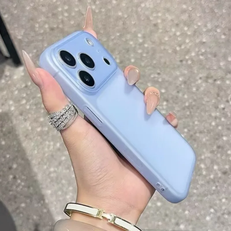 Luxury Ultra-Thin Frosted Clear Silicone Soft Matte Phone Case