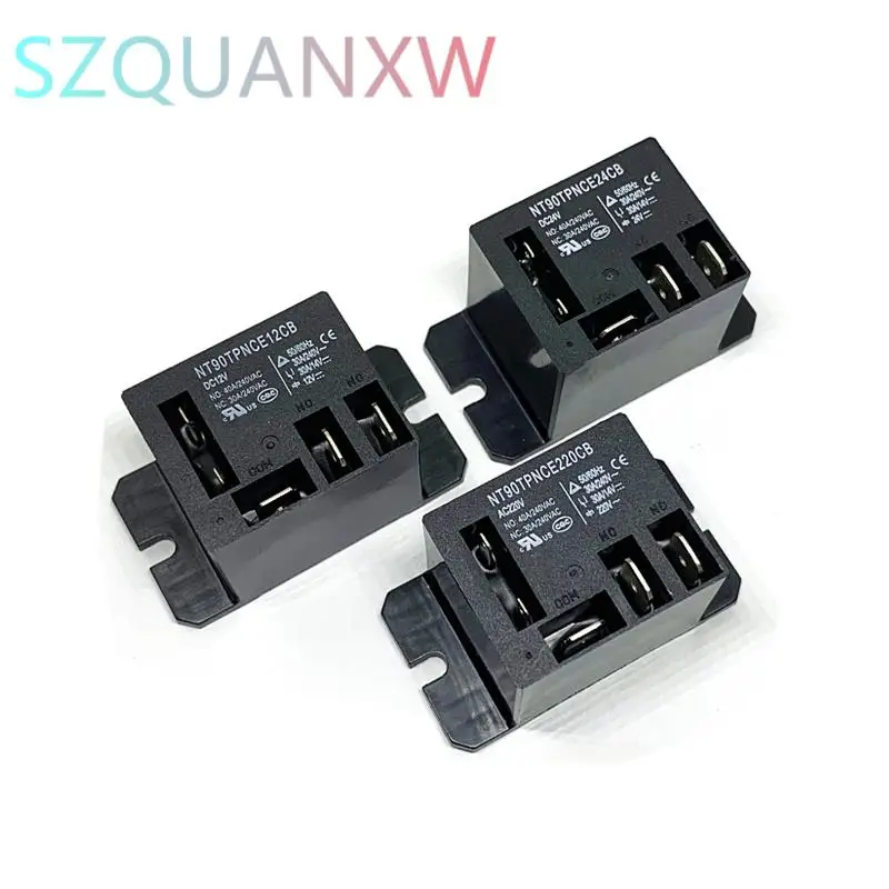 

1PCS/LOT Relay 40A NT90TPNCE220CB NT90TPNCE220 NT90TPNCE12CB NT90TPNCE24CB 12V 24V 220V AC220V 24VDC 12VDC New original In Stock
