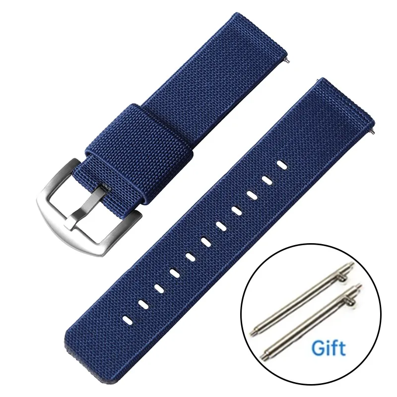 Versatile Nylon Sport Strap – Military-Grade Woven Elastic Bracelet with Quick Release