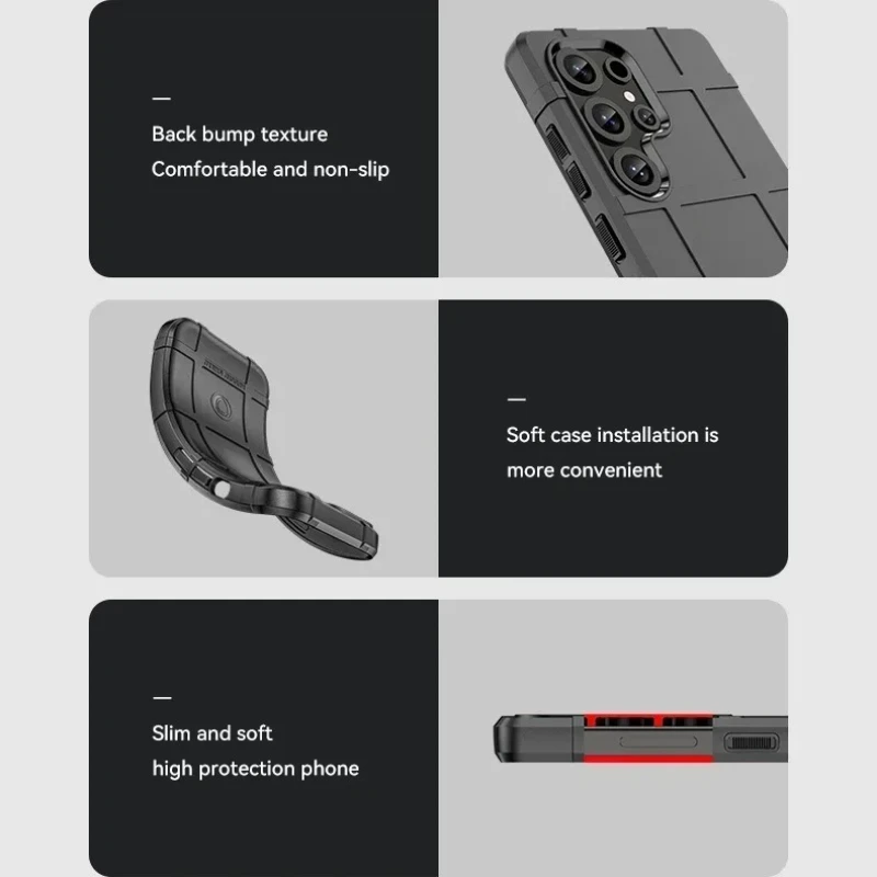 Rugged Shield Military Grade Flexible Phone Case - Shockproof Armor Cover