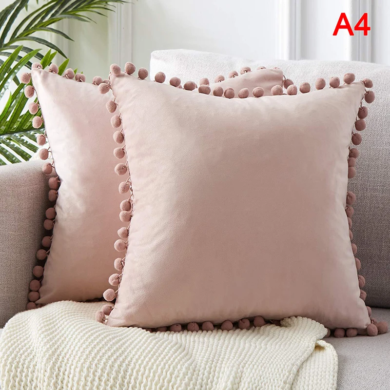 1PC Soft Velvet Cushion Cover Decorative Pillows Throw Pillow Case 45*45cm Home Decor 