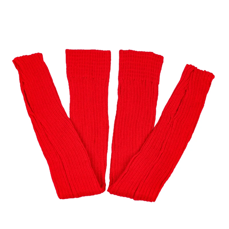 80 cm Frauen Beinlinge Winter Mädchen Weibliche Bein Abdeckung Für Gym Fitness Gestrickte Wolle Dance Ballett Yoga Lose Socken lange Strumpf – Detail 33
