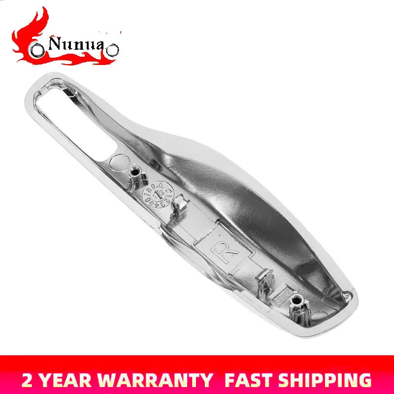 1 Pair Car Remote Key Case Cover Shell Carbon Fiber Chrome Color For Porsche Cayenne Macan 911 Boxster Cayman Panamera