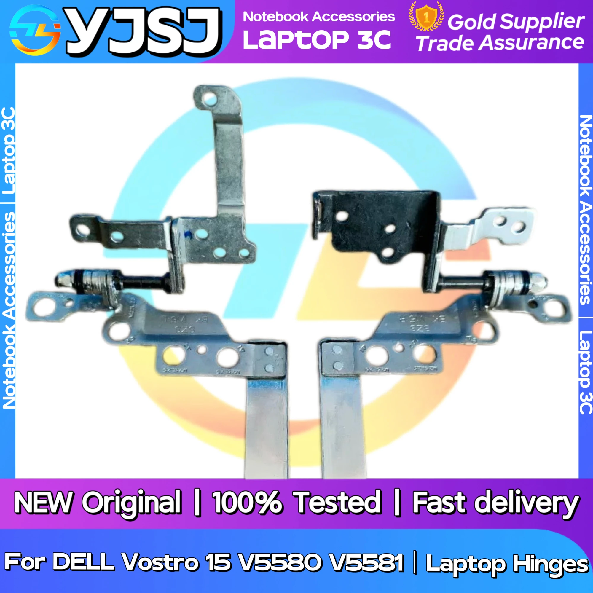 DELL Vostro 15 5580 5581 V5580 V5581 내장형 왼쪽 및 오른쪽 힌지 LCD 샤프트용 새 오리지널 노트북 힌지