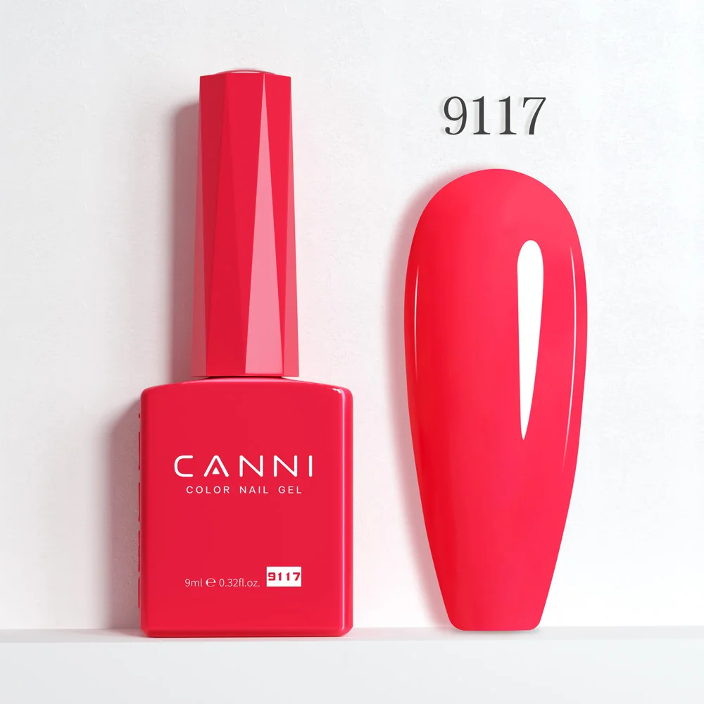 CANNI Super Glossy Glitter Cat Eye Nail Gel Polish - Hema Free Diamond Top Coat, Semi-Permanent UV LED Varnish