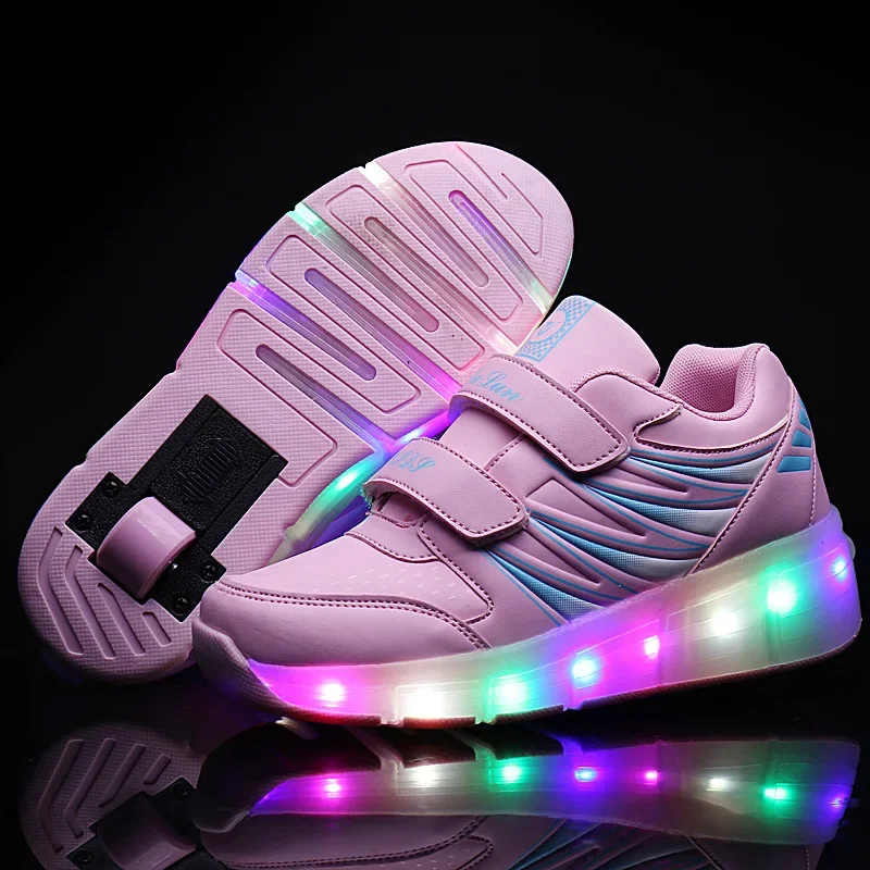 Roller Skates Cross-Border Sneaker Men Women Children Double Wheel Quad Wheel