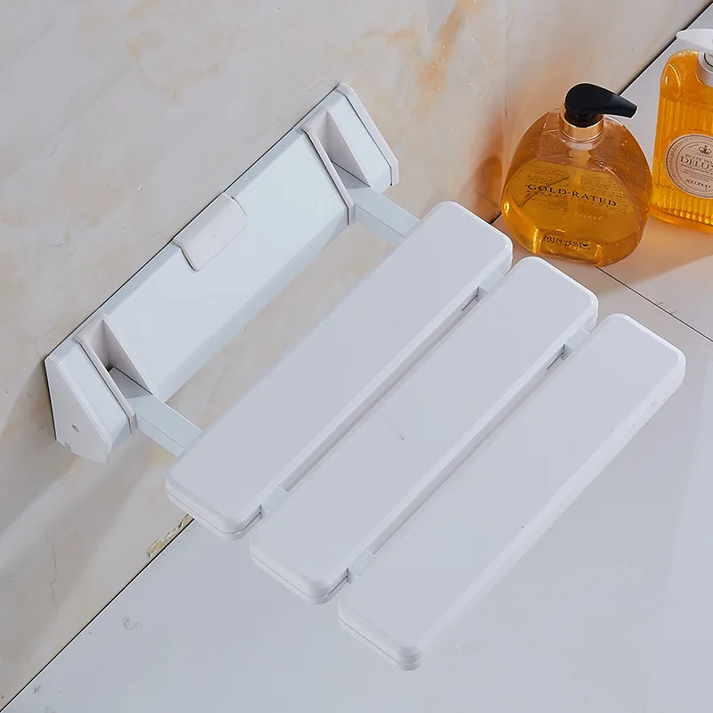 Folding Shower Seat Bathroom Wall Stool Wall Mounted Shower Seats Bathroom Folding Stool Barrier-free Bathing Chair