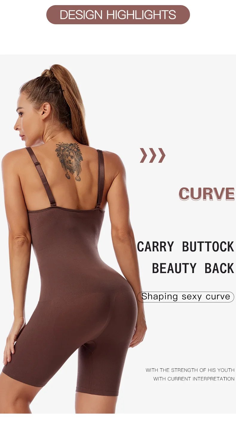 Coloriented 1648 Seamless Carry Buttock Bodysuit for Women Beauty Back Breathable Corset High Waist Comfortable Female Panties honeylove shapewear