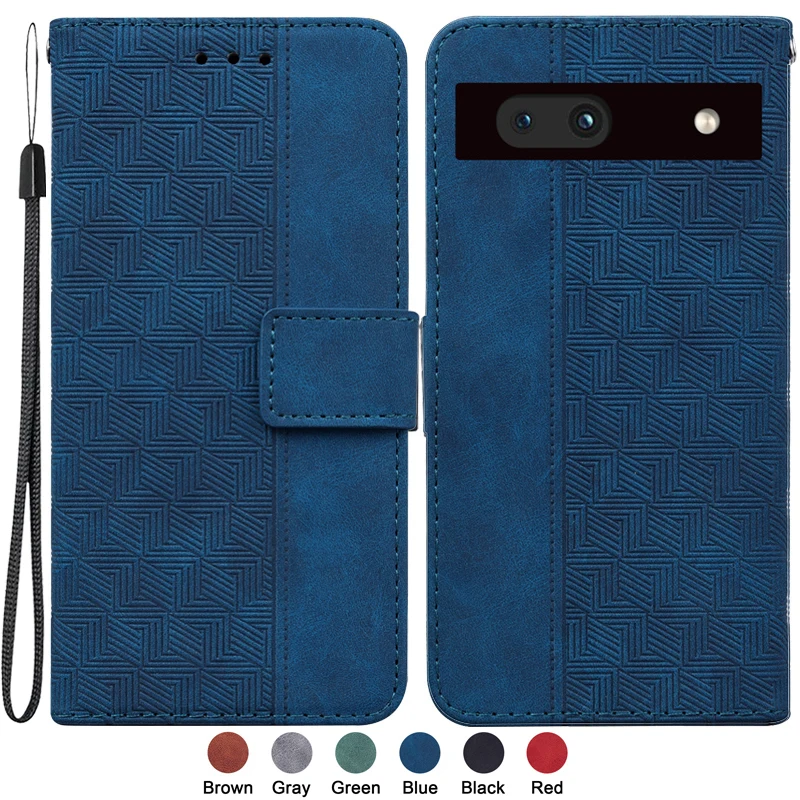 Per Google Pixel 7A 6.1 "Custodia Per Etui Google Pixel 7 Pro Pixel7 Pro Custodie Fashion Magnetic Geometric Textile Wallet Book Cover