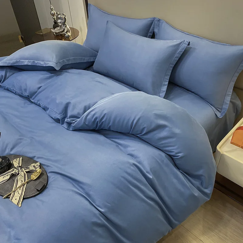 

All cotton long staple cotton down duvet cover, single piece of pure cotton down duvet cover