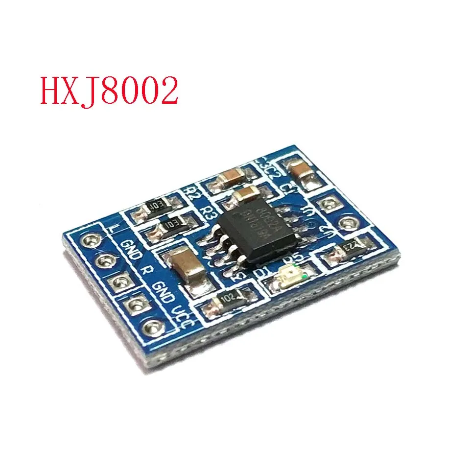 

Super Mini HXJ8002 Audio Power Amplifier Board Mono Channel Voice Low Noise Amplifiers Module 2.0-5.5V Replace PAM8403