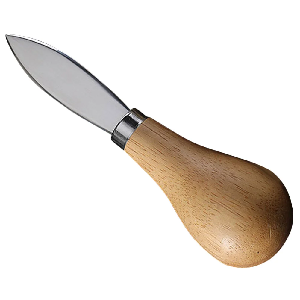 

Oyster Clam Opener Stainless Steel Oyster Shucker Oyster Opener with Wooden Handle