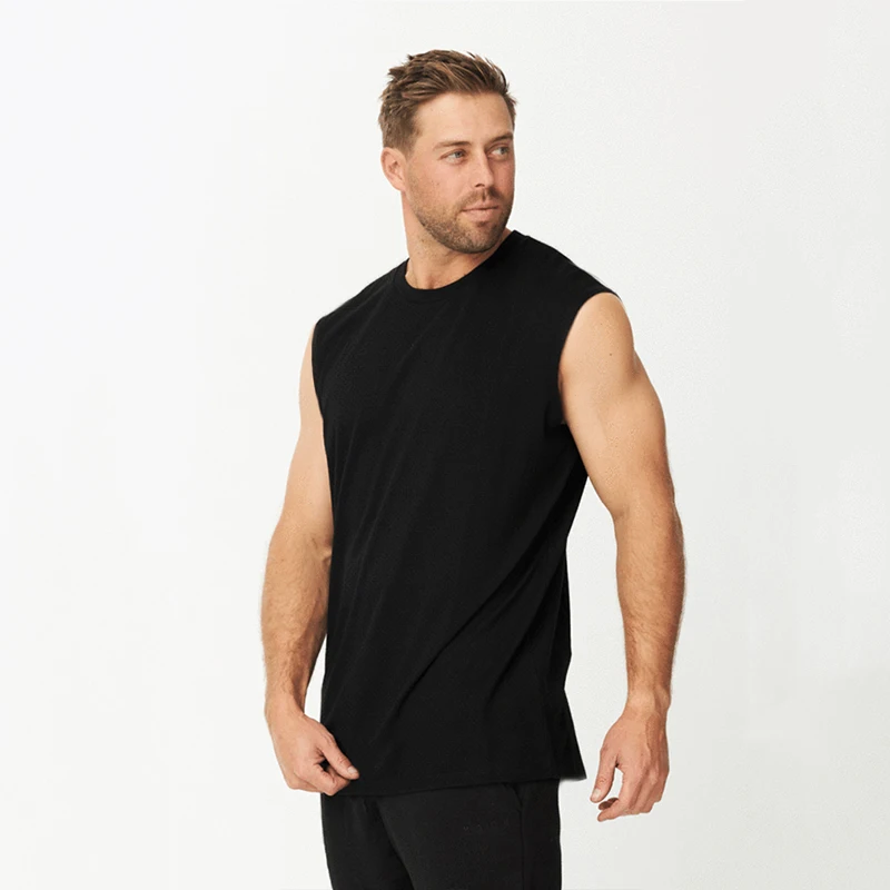 

Gym Tank Top Men Outdoor Running Vest Bodybuilding Stringer Singlets Mesh Fitness Clothing Muscle Sleeveless Shirt Workout Tees