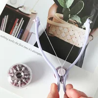 1Pc Manual Hair Removal Epilator Mini Spring Facial Hair Remover Women Girls DIY Face Cotton Thread Epilator Beauty Care Tools 2