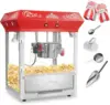 Bar Style Popcorn Machine Maker Popper with 6-Ounce Kettle - Red 2
