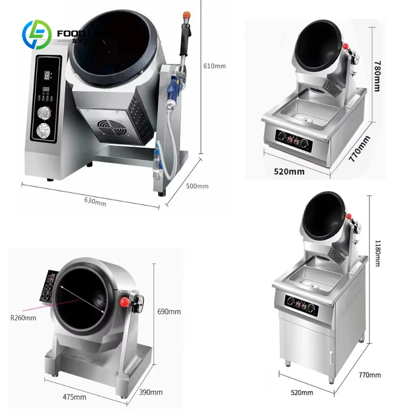 Customized Cooking Robot Restaurant Automatic Fried Rice Stir Fry Wok Machine Automatic Food Cooking Machine 2