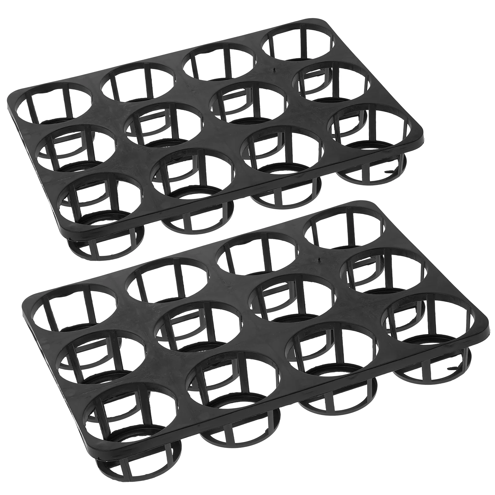 

2pcs 12 Hole Tray Practical Flower Tray Holder for