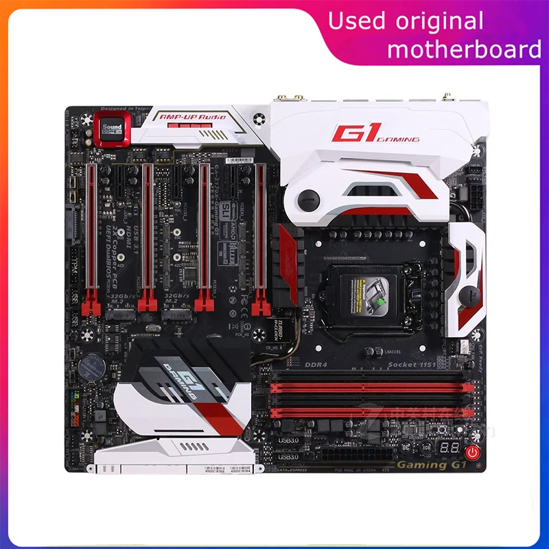 Usato Lga 1151 Per Computer Intel Z170 Ga-Z170X-Gaming Z170X-Gaming G1 Scheda Madre Usb3.0 Sata3 Scheda Madre Desktop Ddr4 64G