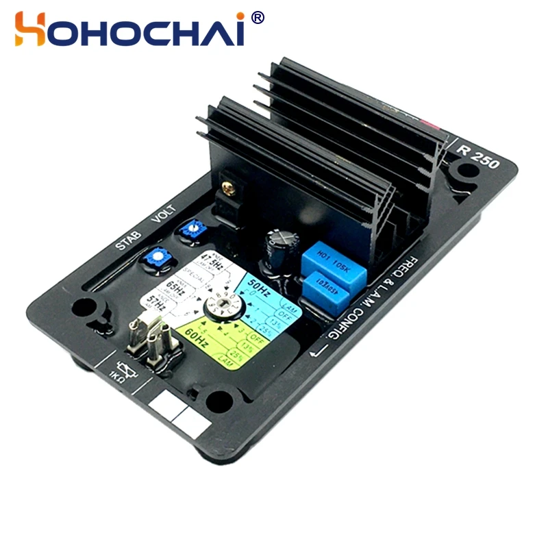 Leroy Somer 발전기 AVR R250 전압 조정기 안정기, 디젤 발전기 부품