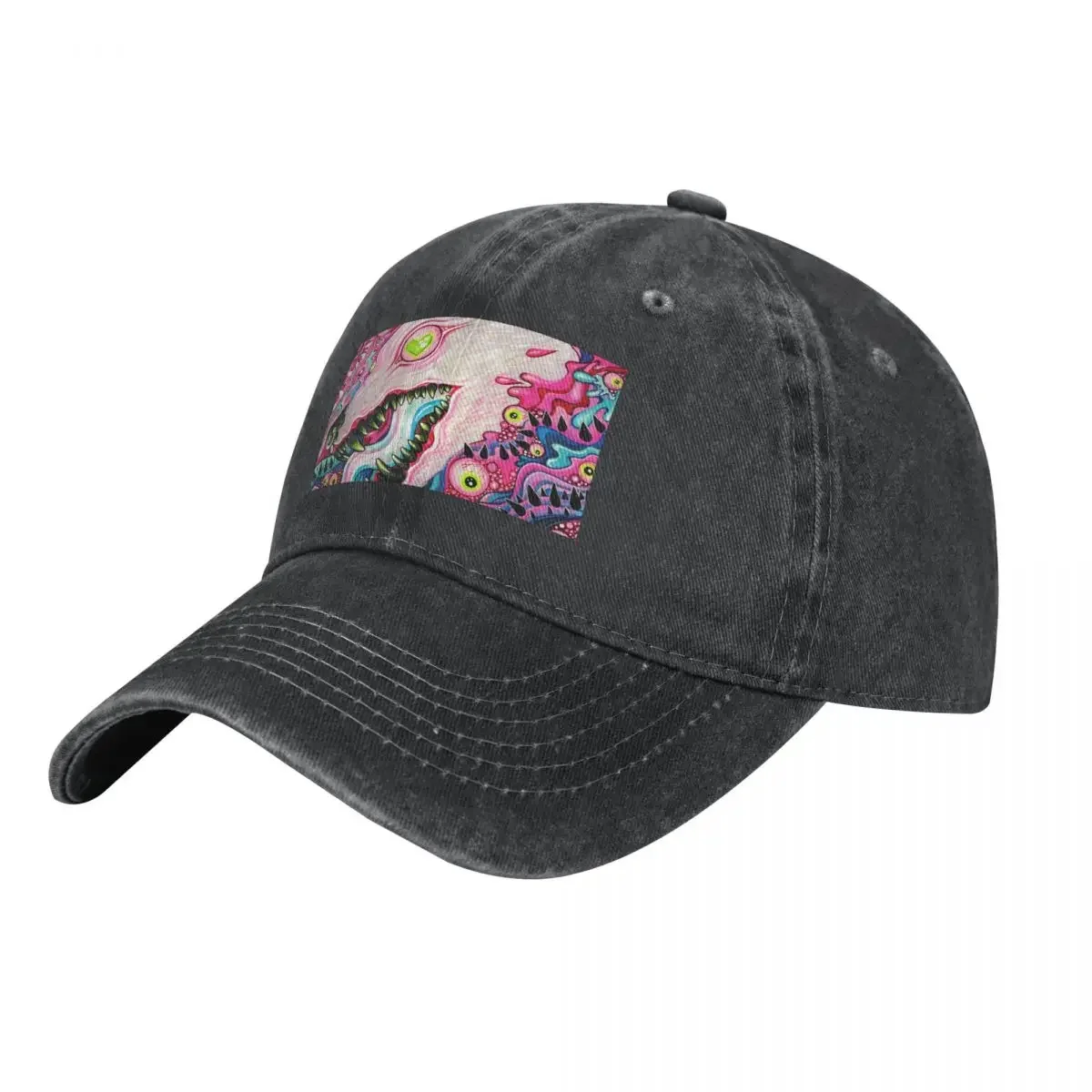 

Glitterwolf Acrylic Painting Cowboy Hat Ball Cap western Hat Mens Hats Women's