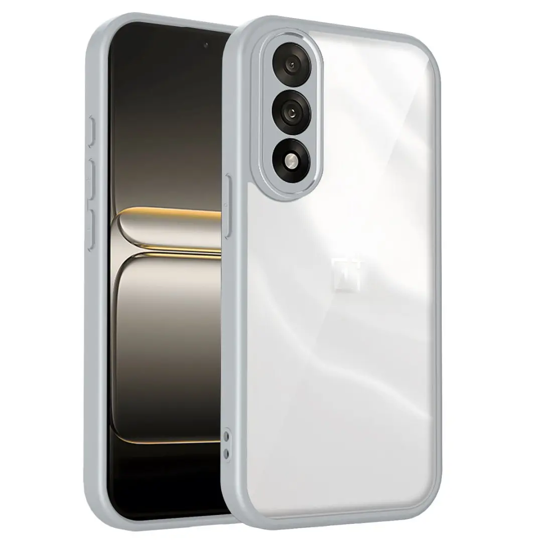 Transparent Shockproof Acrylic Phone Case with Soft Frame