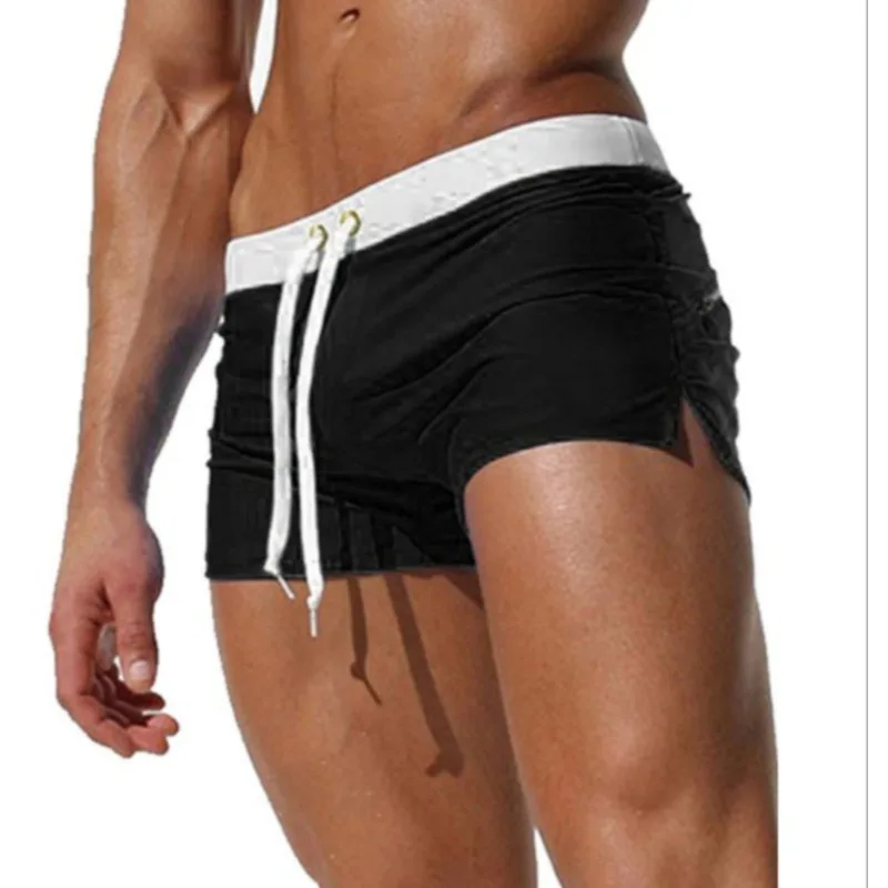 Men Swimsuit Swim Trunks Boxer Shorts Summer Swimwear Maillot De Bain Boy Surf Banadores
