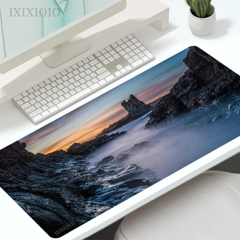 

Игровой коврик для мыши, Hd защита глаз, лес XL, новый большой HD Коврик для мыши для дома XXL, игровой коврик, офисный ковер, Настольный коврик для ПК, Настольный коврик для мыши