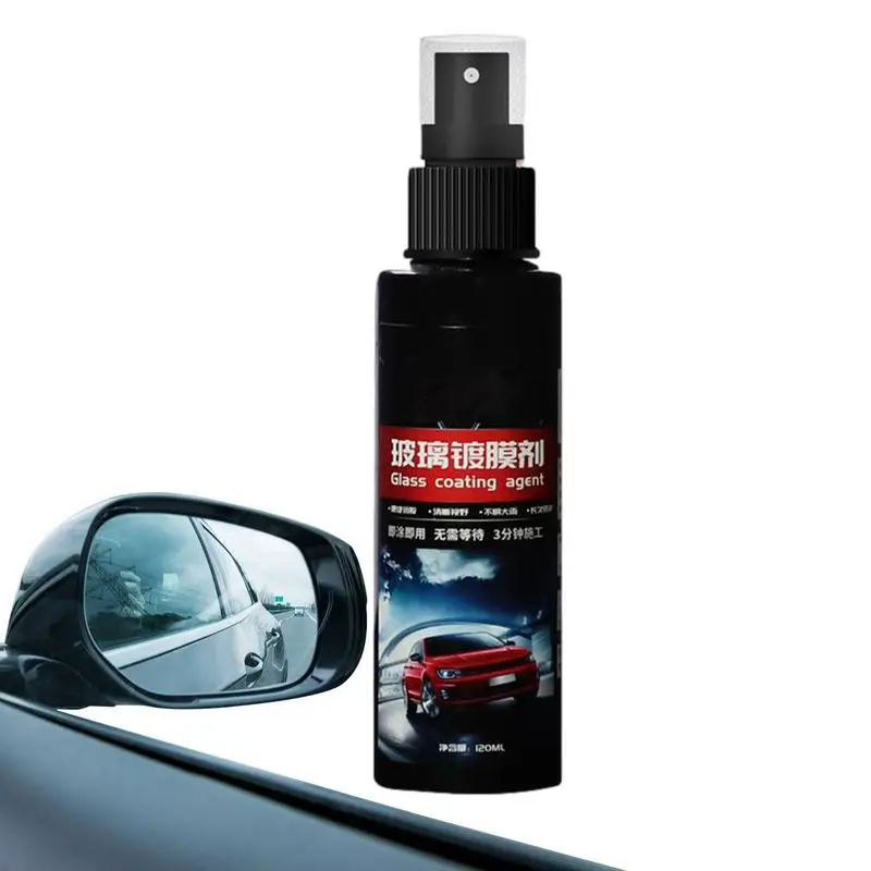 

120ml Water Repellent Spray Anti Rain Coating For Car Glass Hydrophobic Anti-rain Car Liquid Windshield Mirror Defogger