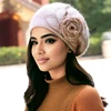 Autumn and Winter Versatile Knitted Beret Women's Korean Edition Chao Rabbit Hair Thickened Woolen Hat Winter Warm Ear Protectio 4