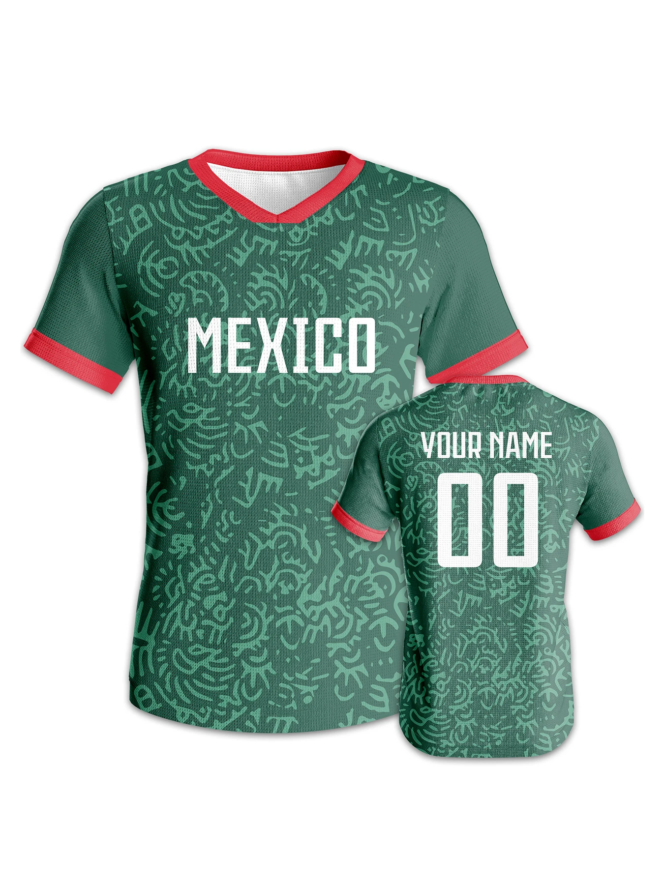 personalized mexico soccer jersey quick dry football shirt custom name number team jerseys for men women youth fans gift Personalized Mexico Soccer Jersey Quick-Dry Football Shirt Custom Name Number Team Jerseys for Men Women Youth Fans Gift 5