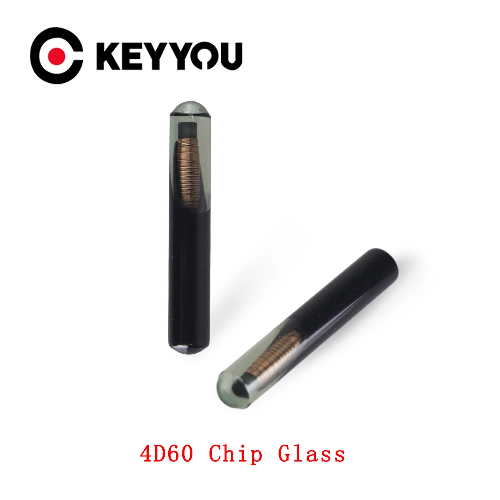 Keyyou 5X Chip Chiave Auto Vuoto 4D60 Chip Chiave Transponder Vetroso Per Ford Connect Fiesta Focus Ka Mondeo Id 4D 60 Chip Chiave Auto Auto