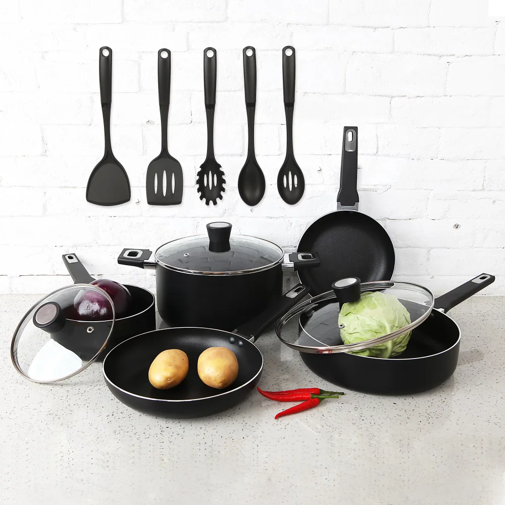 Mainstays 7, 9 & 11 Non-Stick Skillet Pack, 3 Piece skillet set, frying  pan, nonstick pan, frying pan set, nonstick skillet set, kitchen nonstick