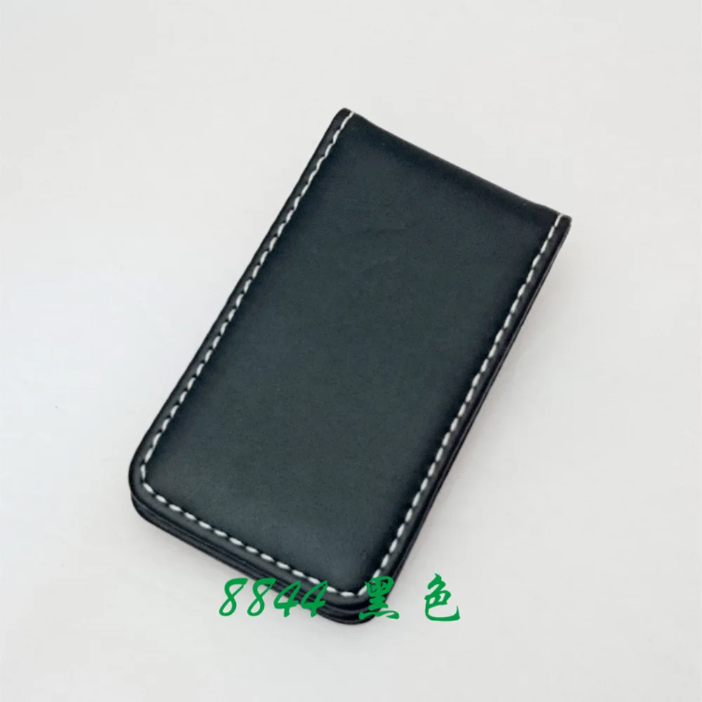 Compact Magnetic Leather Money Clip