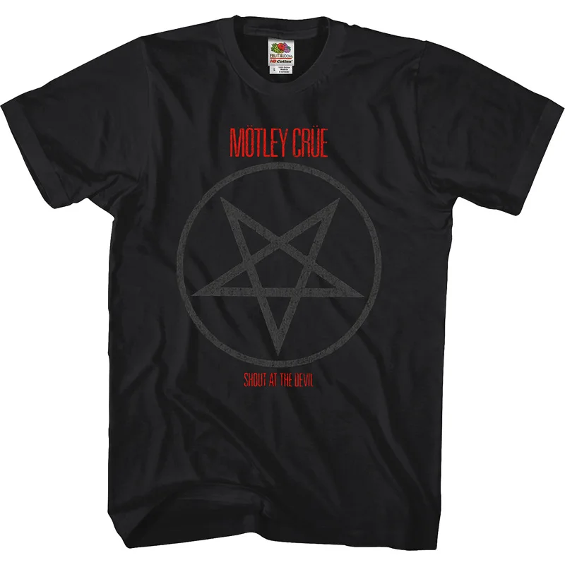1987 Tour Motley Crue Heavy Metal Retro Punk High Quality Cotton T-shirts for Men and Women in Los Angeles California 3