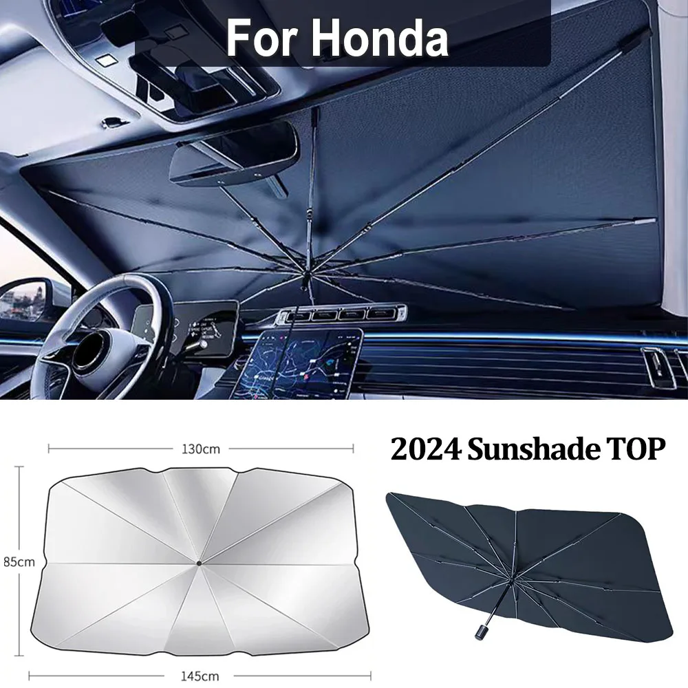 

Car Sunshade Windshield Umbrella For Honda XR-V HR-V UR-V CR-Z ZR-V Legend Insight Car Front SunShade Parasol Foldable