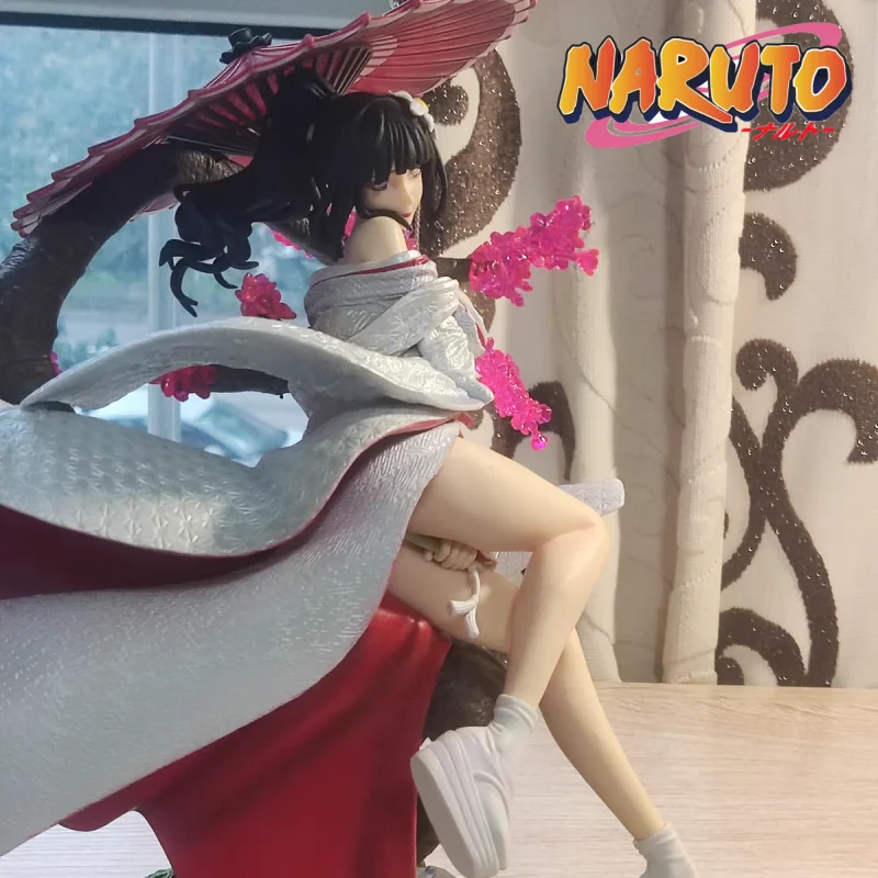 

Hy U Ga Hinata Naruto Gk White No Dirt Kimono Flower Wedding Umbrella Hy U Ga Hinata Handmade Model Decoration Gift Surrounding