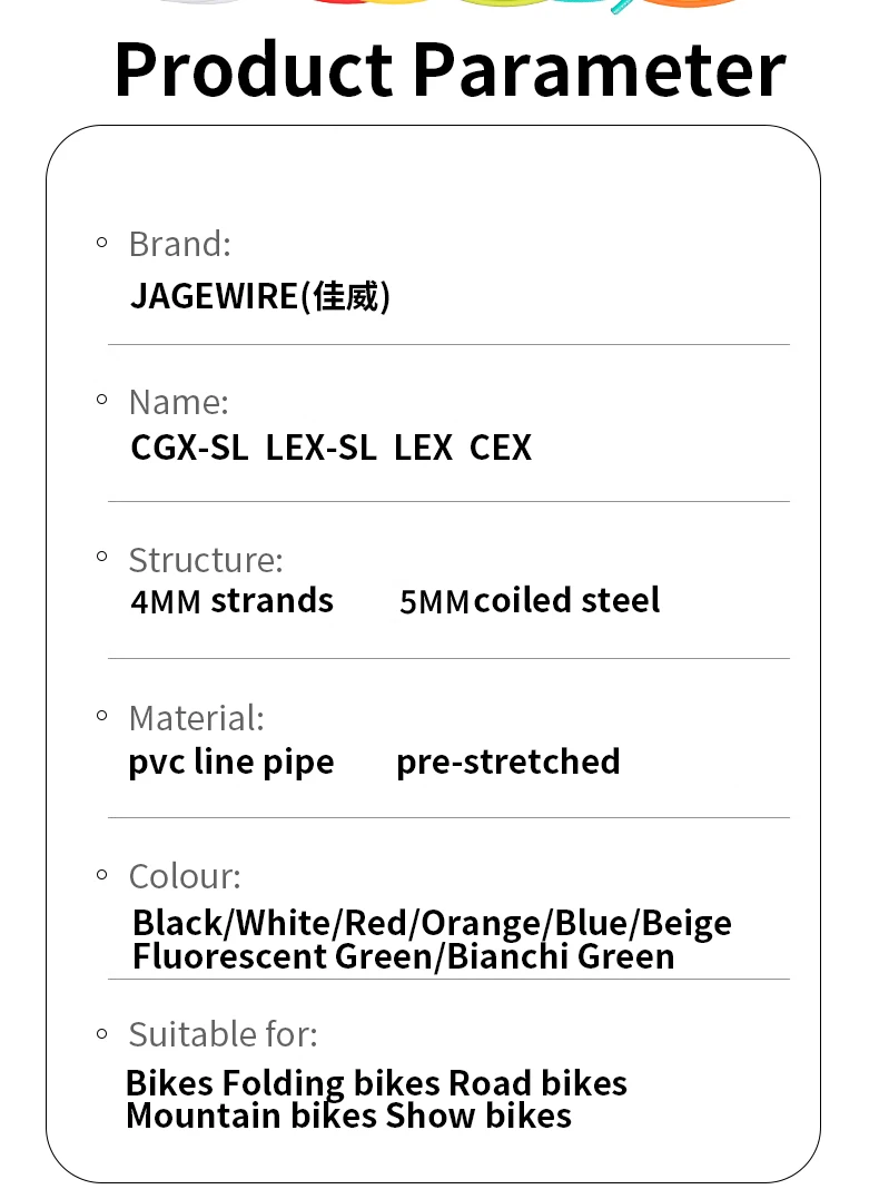 Description Picture 3 of itemJagwire Bicycle Oil-filled Cable Housing Set 5mm Brake & 4mm Shift Cable For Mountain/Road/Folding bikes bike accessories