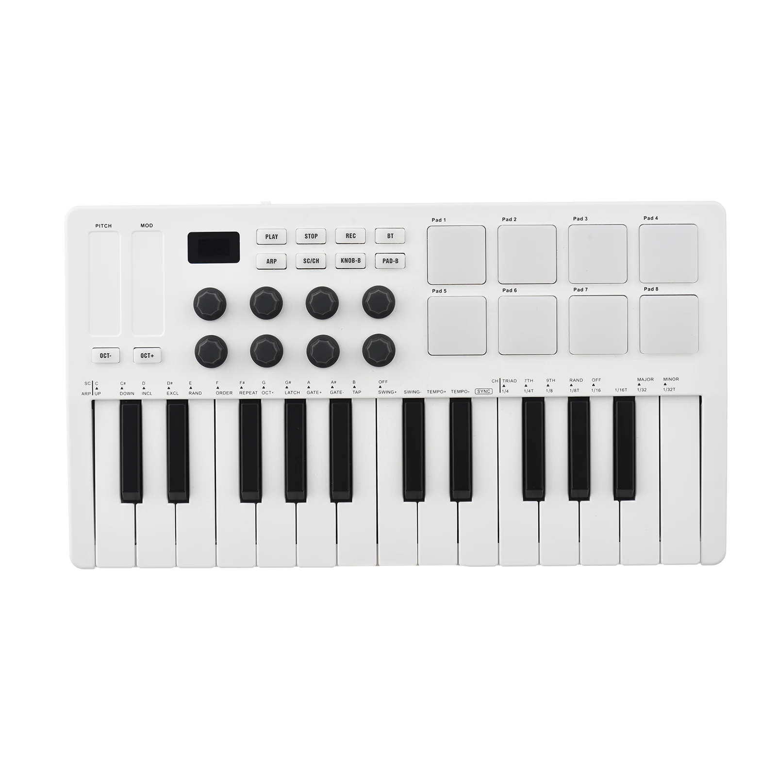 M-VAVE 25-Key MIDI Control Keyboard Portable Mini USB MIDI