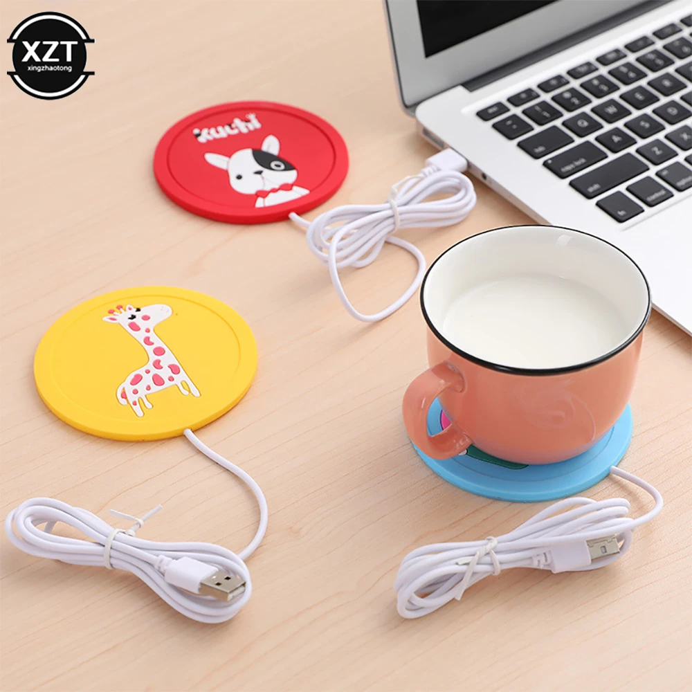 Coussin Chauffant USB Pour Tasse - 10W, Maintient à 55°C - Bleu Ou Rose