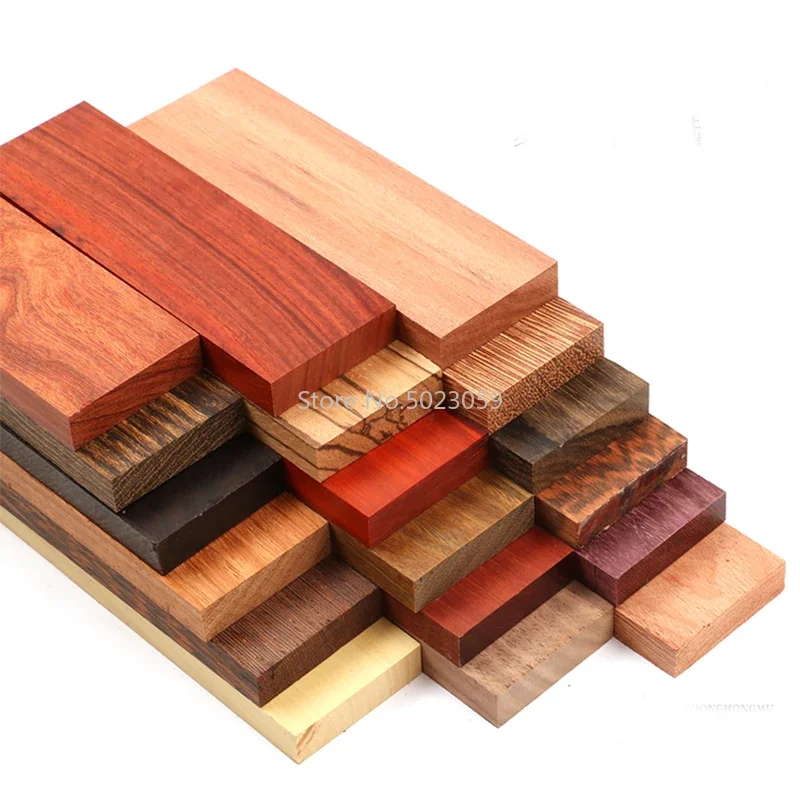 

1piece blanks wood For DIY Knife handle Patch material DIY Wooden handicraft material 120x40x10mm
