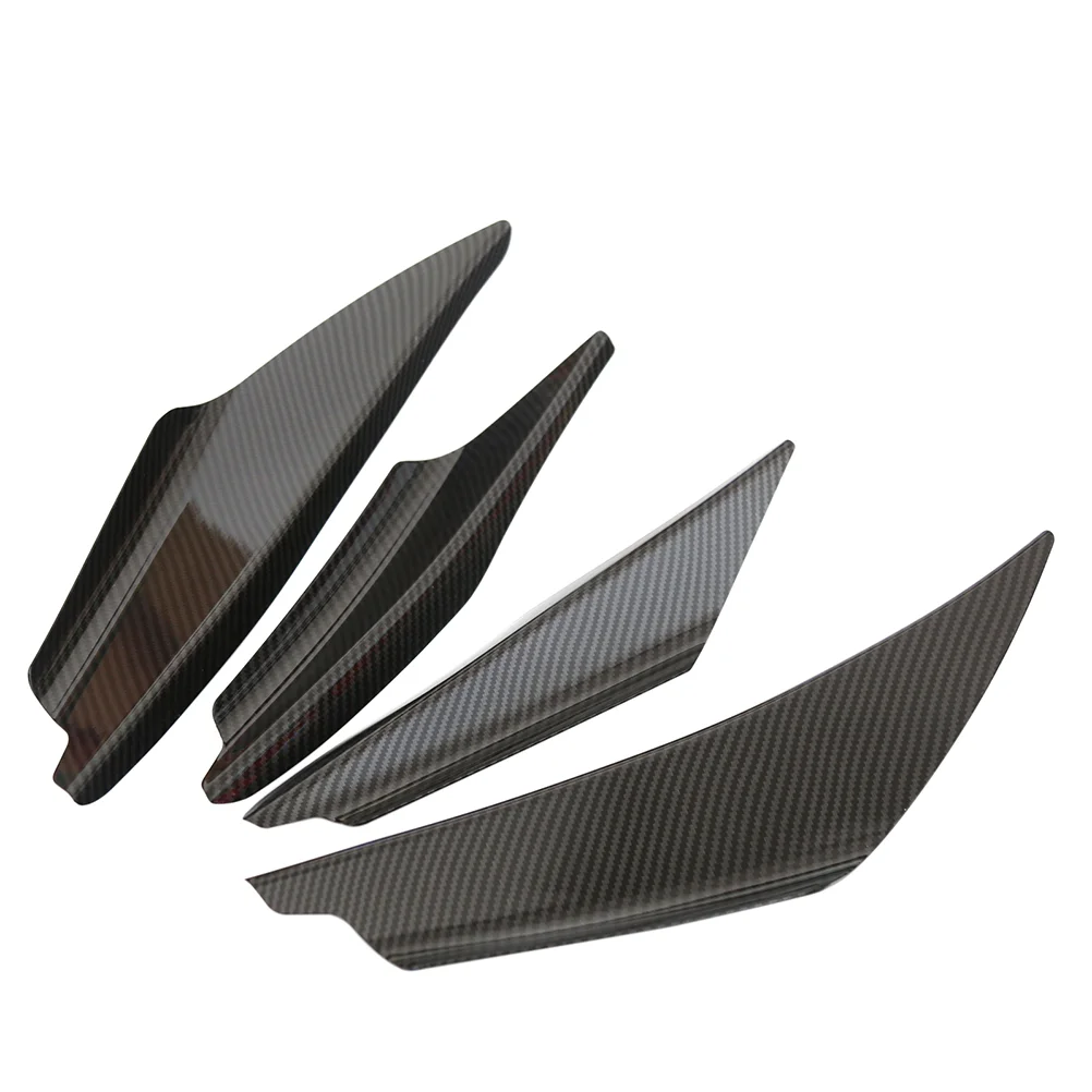 4 PCS Universal Car Front Rear Pad Remolque Para Autos Bumper Cover Cars Splitter Spoiler