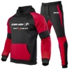 2023 Men New Can Am Team Spyder Motorcycles Hooded Tracksuits Autumn and Winter Pullover + Trousers Clothing Sport Hoodies Suit 6
