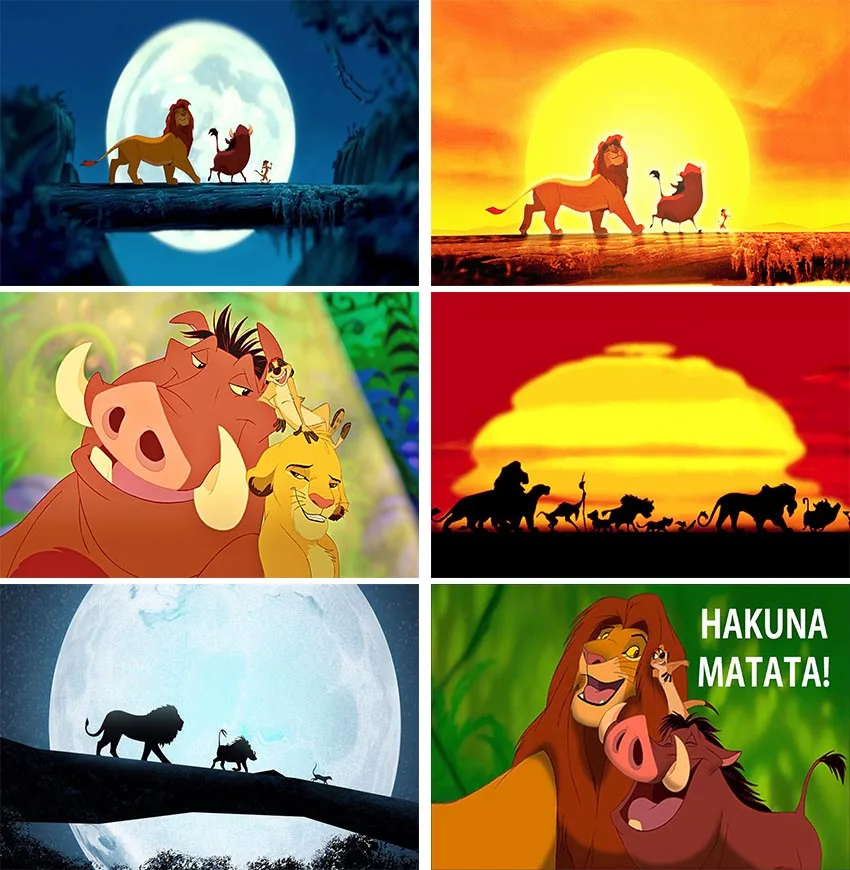 Hakuna Matata Disney The Lion King Party Backdrop Boy Birthday