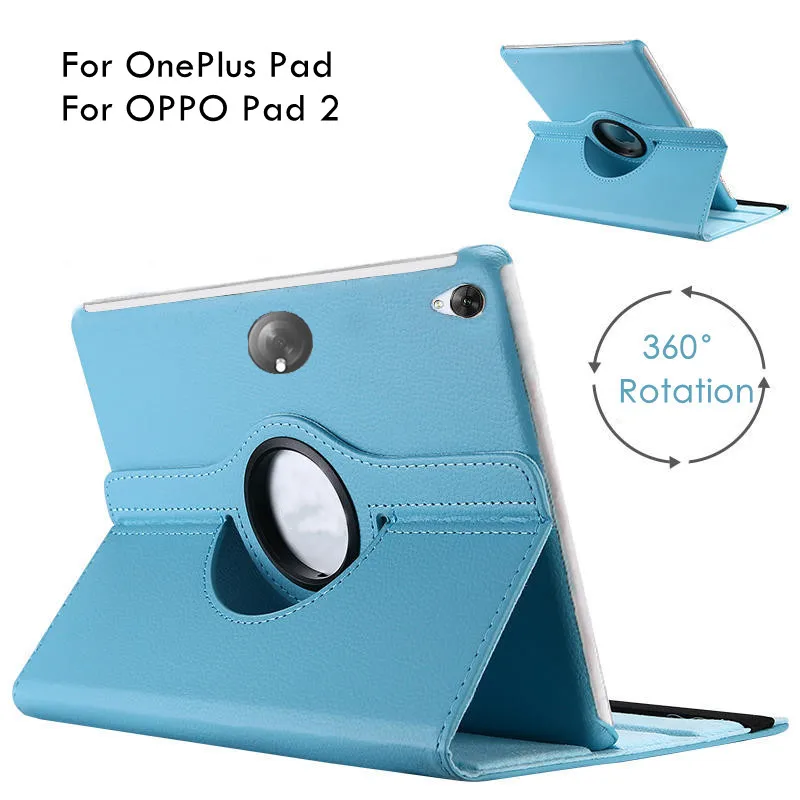 Per Oneplus Pad Case 360 Rotazione Pu Leather Stand Shell Per Funda Oppo Pad 2 Custodia Da 11.61 Pollici Per Oneplus Pad 2023 Tablet