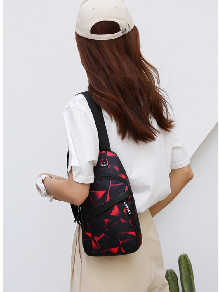 Shoulder Crossbody Bag For Men Short Travel Messenger Chest Bag Light Outdoor Sport Recreation Lovers Single Shoulder Bag