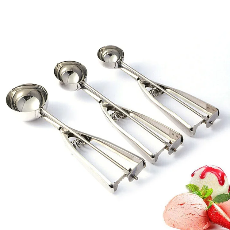 Ice Cream Scoop Set - Can be used for cookies, fruit, meatballs, etc.. –  Curated Kitchenware