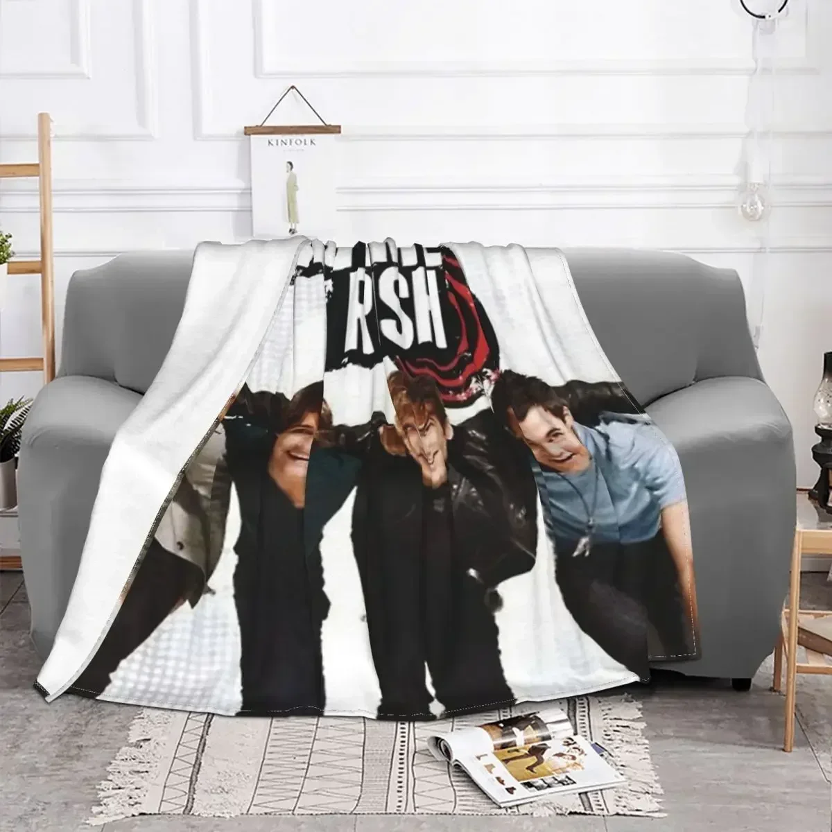 BIG TIME RUSH Boy Group Throw Blanket Personalized Soft Blankets and Throws for Sofa Bed Home Decor Outdoor Portable Blanket 3