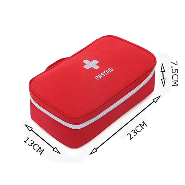 Hordozható Kültéri Kemping Elsősegélykészlet Sürgősségi Orvosi Táska Tároló Tok Vízálló Autó Készletek Utazási Túlélési Készlet Üres - Image 5