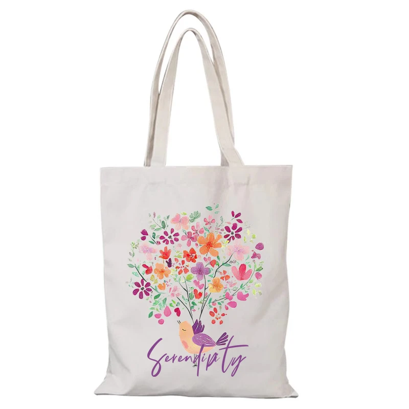 Shopper Tasche Mode Frau Stoff Tasche Blumen Handtaschen Frauen Stoff Taschen Damen Handtasche Tote Eco Shopping Canvas Schulter Dame – Detail 8